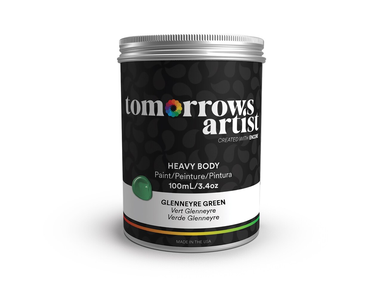 Tomorrows Artist: Heavy Body Eco-Friendly Sustainable Acrylic Art Paint 100ml/3.38oz, 250ml/8.45oz, 500ml/16.91oz, 1000ml/33.81oz